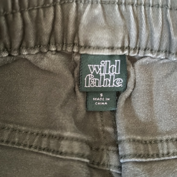 Army Green Cargo Pants - Picture 3 of 4